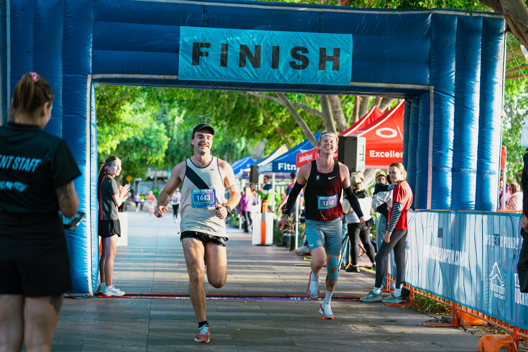 Rocky River Run finish line